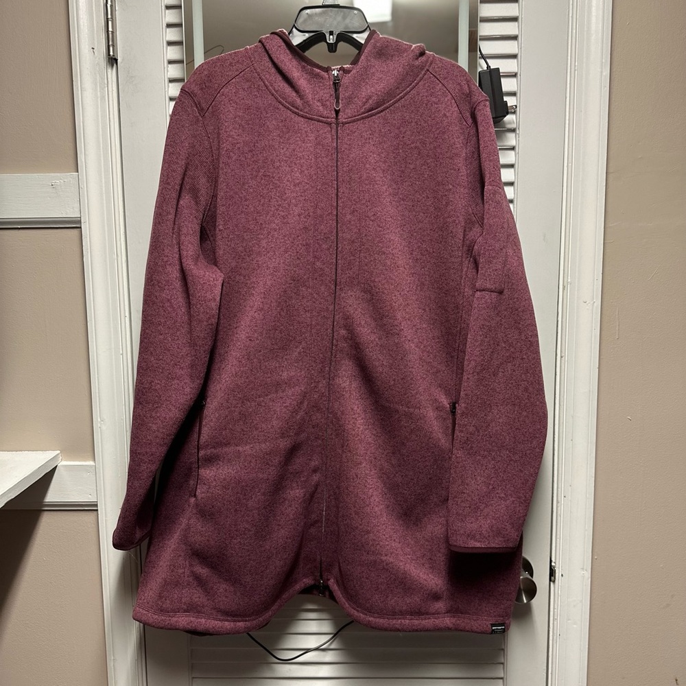 LL Bean Sweater Fleece Coat